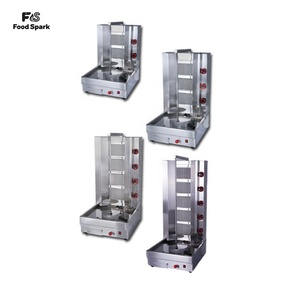 <span class=keywords><strong>Parrilla</strong></span> de Gas Profesional para Shawarma, Máquina de Shawarma, Máquina de Doner Kebab a Propano, Asador Vertical con 4 Quemadores para Comida Rápida - Product Image 4