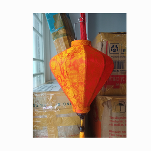 The Silk <b>Lanterns</b>/ Vietnamese <b>Bamboo</b> Silk <b>Lantern</b> / Cheapest Price Traditional Hanging Fabric Foldable <b>Lanterns</b> for Festival - Product Image 1