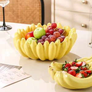 Bol à <span class=keywords><strong>fruits</strong></span> pour comptoir <span class=keywords><strong>de</strong></span> cuisine-<span class=keywords><strong>Corbeille</strong></span> à <span class=keywords><strong>fruits</strong></span> <span class=keywords><strong>en</strong></span> <span class=keywords><strong>céramique</strong></span> <span class=keywords><strong>en</strong></span> forme <span class=keywords><strong>de</strong></span> banane <span class=keywords><strong>de</strong></span> 10 pouces, bol à clé pour table d'entrée - Product Image 5