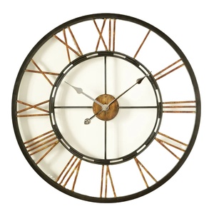Horloge murale au design géométrique unique, parfaite pour améliorer tout type de mur de fond intérieur et apporter du luxe à votre décoration intérieure - Product Image 1
