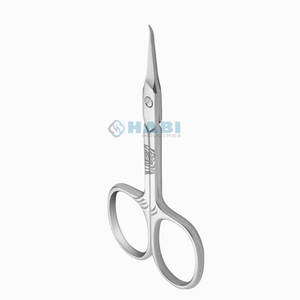 Tijeras para cutículas Punta extrafina para mujeres y hombres, acero inoxidable curvo con cuchillas de aseo de Punta puntiaguda precisa redondeadas de 4" - Product Image 2