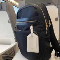 Étiquette de bagage vintage en cuir véritable fait main, personnalisable, de luxe, durable, créative, pour carte d'embarquement, valise, bagage LTT-0018