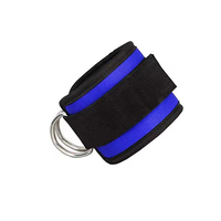 Sangles de cheville et de poignet réglables en cuir et nylon rembourrées avec anneau en D, haute compression, écologiques, unisexes, pour l'hiver