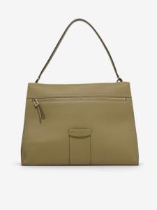 Sac à main en cuir véritable vert olive pour femme, bandoulière unique, sac fourre-tout décontracté, designer, résistant à l'eau, en cuir de veau souple, sac à main de luxe - Product Image 4