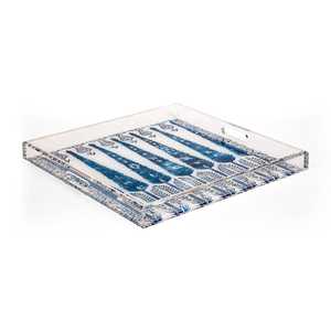 Elegante bandeja acrílica de caligrafía árabe personalizada en acabado dorado perfecta para regalos de Ramadán, decoración árabe para el hogar y servicio de té - Product Image 6