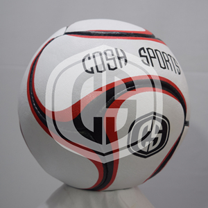 Venta al por mayor de balones de fútbol con logotipo personalizado de alta calidad de cuero PU balón de fútbol hecho de fábrica con precio bajo - Product Image 2