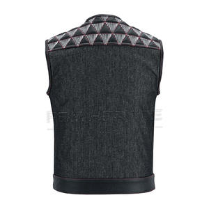 Vêtements de mode 2025 gilets en cuir respirant personnalisé bonne qualité Top Design hommes gilet en cuir - Product Image 5