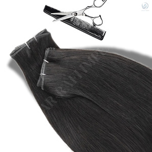 Leshine 100% Extension de cheveux indiens vierges Remy humains vente chaude pour 100g - Product Image 3