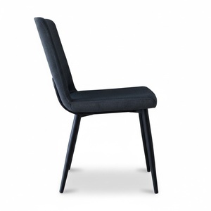 Chaise de salle à manger élégante PASCAL, rembourrée, au design minimaliste et pieds en métal, adaptée à un usage résidentiel et commercial - Product Image 3