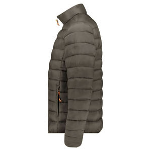 Chaqueta acolchada con puños elásticos y cremallera de lujo para hombre, chaqueta especial de invierno cálida ligera exclusiva con parches personalizados - Product Image 4