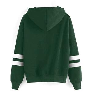 Sweats à capuche pour femmes de couleur unie du meilleur fabricant, vêtements pour femmes avec logo personnalisé, sweat à capuche grande taille pour femmes - Product Image 2