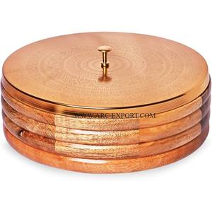 Admirable nueva llegada mesa de cocina Roti Chapati contenedor Vintage TAPA DE Metal diseño perilla resorts y decoración de boda - Product Image 2