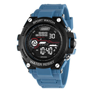 Montre électronique multifonctionnelle tendance pour étudiant, simple, pour sports de plein air, étanche, avec boîtier de plongée en plastique - Product Image 5