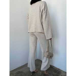 Conjunto de Suéter de Punto Estilo Pescador para Mujer, Colección 1006 - Product Image 3