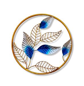 Feuille de métal décoration murale en métal fer Rectangle en forme de feuille de fleur Design salon mur Arts pour la décoration de la chambre à coucher - Product Image 3