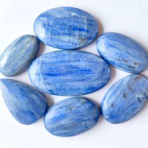 Calidad de exportación Premium 100% cabujones de cianita de fuego azul natural fabricación de joyas genuinas gemas y piedras a precios al por mayor a granel - Product Image 4