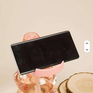 Botella de Agua Infantil con Pajita, Diseño de Oso Transparente y Adorable, Botella Portátil a Prueba de Fugas para la Escuela y Actividades al Aire Libre - Product Image 6