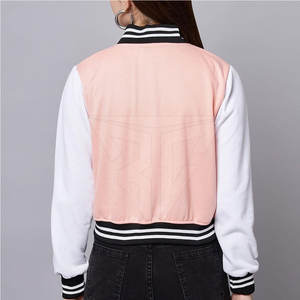 El mejor diseño Casual cómodo chaquetas con letras para mujer tejido transpirable cuello alto nueva oferta de invierno en línea - Product Image 3