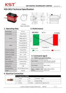 Servo <span class=keywords><strong>KST</strong></span> X20-3012 v2 de 35 kg, Servo Digital Estándar sin Escobillas con Engranajes Metálicos para Robots, Drones, Educación y Aficionados - Product Image 6