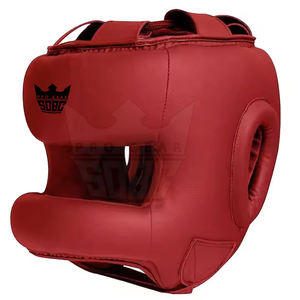 คิกบ็อกซิ่งซ้อมป้องกันศีรษะทำจากหนังแบบมืออาชีพ - Product Image 1