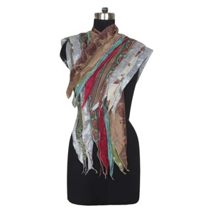 Foulards en soie faits à la main d'Inde 17 - Product Image 5