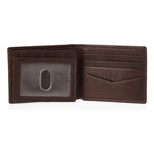 Portefeuille en cuir de luxe pour homme avec plusieurs porte-cartes, intérieur spacieux, pliable, écologique, léger, de qualité supérieure - Product Image 5