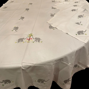 Juego de Mantel para mesa de comedor, mesa a prueba de agua, a prueba de polvo, resistente al suelo, algodón, lino, manteles rectangulares OEM - Product Image 4