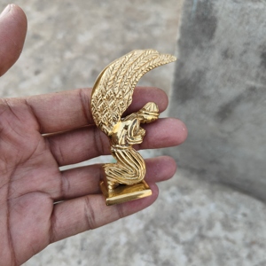 Thánh <span class=keywords><strong>Arc</strong></span> Giao Ước Thiên Thần Bức Tượng Cặp Điêu Khắc Với Đôi Cánh Lớn 3 Inch Kim Loại Trong Nhà/Ngoài Trời Nhà Vườn Tượng Bởi Judaika - Product Image 3