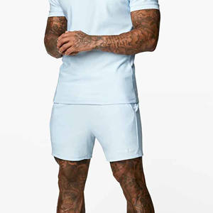 Pantalones cortos de algodón para hombre, color personalizado, último modelo 2024, hechos en Pakistán, estilo urbano, talla grande, atléticos, para entrenamiento, personalizados. - Product Image 5