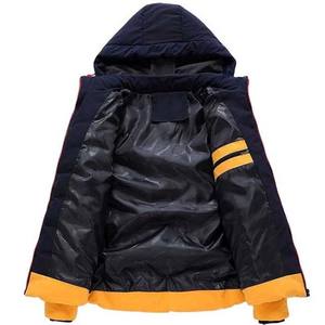 Chaquetas acolchadas con capucha extraíbles para hombre de invierno Diseño de servicio OEM de Pakistán 2025 Chaqueta de burbujas de nailon personalizada al por mayor acolchada - Product Image 2