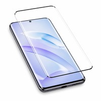 Protection d'écran en verre trempé incurvé sans bordure 500C pour iPhone 17 Pro, 17 Pro Max, 17 Air