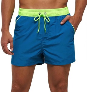 Nouveaux hommes Shorts de bain maillots de bain troncs maillots de bain séchage rapide planche de plage taille élastique pantalons de bain Shorts avec maille - Product Image 5