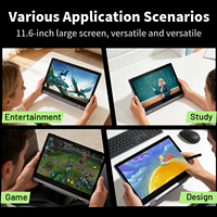 Laptop Mini da 11,6 Pollici All'Ingrosso, Notebook con Intel Celeron N4020, IPS, 6GB RAM, 512GB SSD, Ultra Portatile, Windows 11, Laptop per Affari