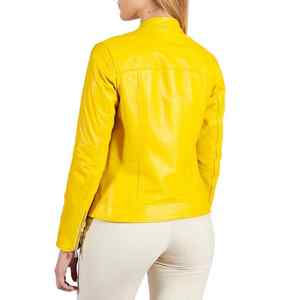 Veste en cuir pour femmes à la mode Veste en cuir PU pour femmes à la mode Veste en cuir de haute qualité - Product Image 2