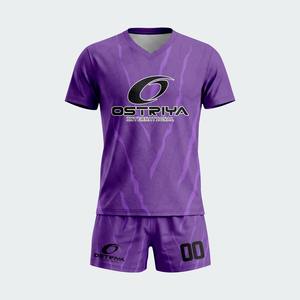 Professional Top Trending Retro Breathable Soccer Uniforms for <b>Kids</b> Adults Custom Logo Printing All Season Soccer Uniform Sets - Product Image 2