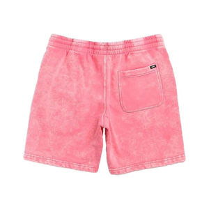 Short délavé à l'acide pour homme Cordons de taille réglables avec embouts caoutchoutés Poches latérales spacieuses Short délavé à l'acide vintage pour homme - Product Image 5