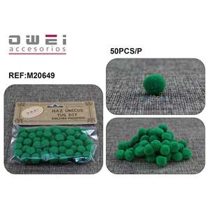 Pom Pom 12มม. 50U1 2U/C สำหรับงานฝีมือ - Product Image 1