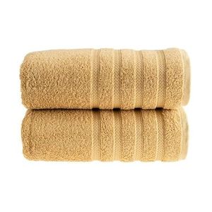 Serviette de luxe coton essuie-mains ensemble de serviettes adulte tissé carré Aspire bain traditionnel 100% coton exclusif couleur grise rayé - Product Image 5