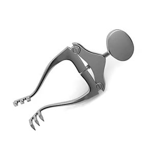 Medic Instrument Jansen Esparcidor de heridas con tornillo de ajuste Sharp 10 cm-Esparcidores de heridas Retractor de cuero cabelludo Jansen de calidad - Product Image 6