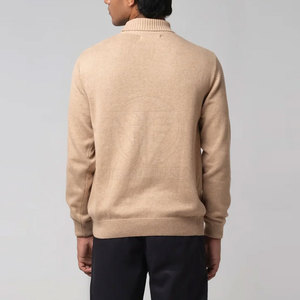 Custom <b>Winter</b> Casual Long Sleeve High Neck Plain Top Comfortable Everyday Wear <b>Men</b> Turtle Neck <b>Shirt</b> - Product Image 3
