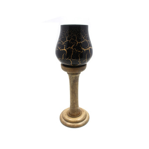 Porte-bougie en métal décoratif fait à la main couleur dorée pour la maison mariage noël éclairage de table décor fait à la main en vrac - Product Image 5