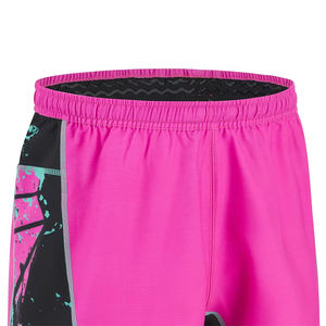 Shorts de rugby unisexes, couleur rose, taille élastique, en polyester, respirants, séchage rapide, entraînement, équipe, course à pied, design imprimé personnalisé - Product Image 3