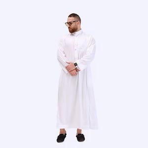 เครื่องแต่งกายอิสลามแบบดั้งเดิม Jubba หรูหราสีดำสไตล์อาหรับ Jubba - Product Image 6