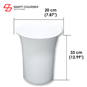 Jarrón de Plástico Resistente al Agua, Decoración Moderna para el Hogar, Uso de Floristería - Product Image 3