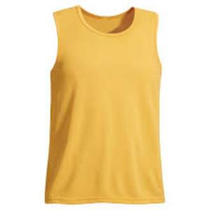 Débardeur en tricot de coton polyester à séchage rapide pour hommes avec logo personnalisé T-shirts sans manches à conception ample d'été gilet de sport - Product Image 3