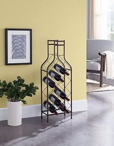 Nouveau look Porte-bouteille de vin en métal design fantaisie Porte-vin Stands plusieurs porte-bouteilles de vin au coût le plus bas - Product Image 3