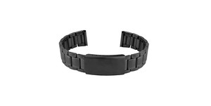 Correas de Reloj Inteligente Unisex GD7015 Negras de Acero Inoxidable de Lujo, 20-22 mm, Transpirables, Duraderas, Ajustables, Impermeables y Ligeras, 27 cm - Product Image 4