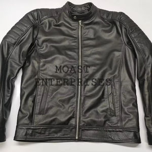 แจ็กเก็ตหนังสำหรับทุกเพศคุณภาพสูงพร้อมโลโก้ตามสั่ง - Product Image 1