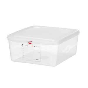 Contenitore per Alimenti |   Contenitore Rettangolare in Polipropilene da 13,5L |   GN 2/3 |   354x325x(A)150mm |   Trasparente |   HENDI" - Product Image 1