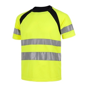 Vêtements de sécurité haute visibilité en maille fluorescente réfléchissante, séchage rapide, t-shirt haute visibilité - Product Image 1